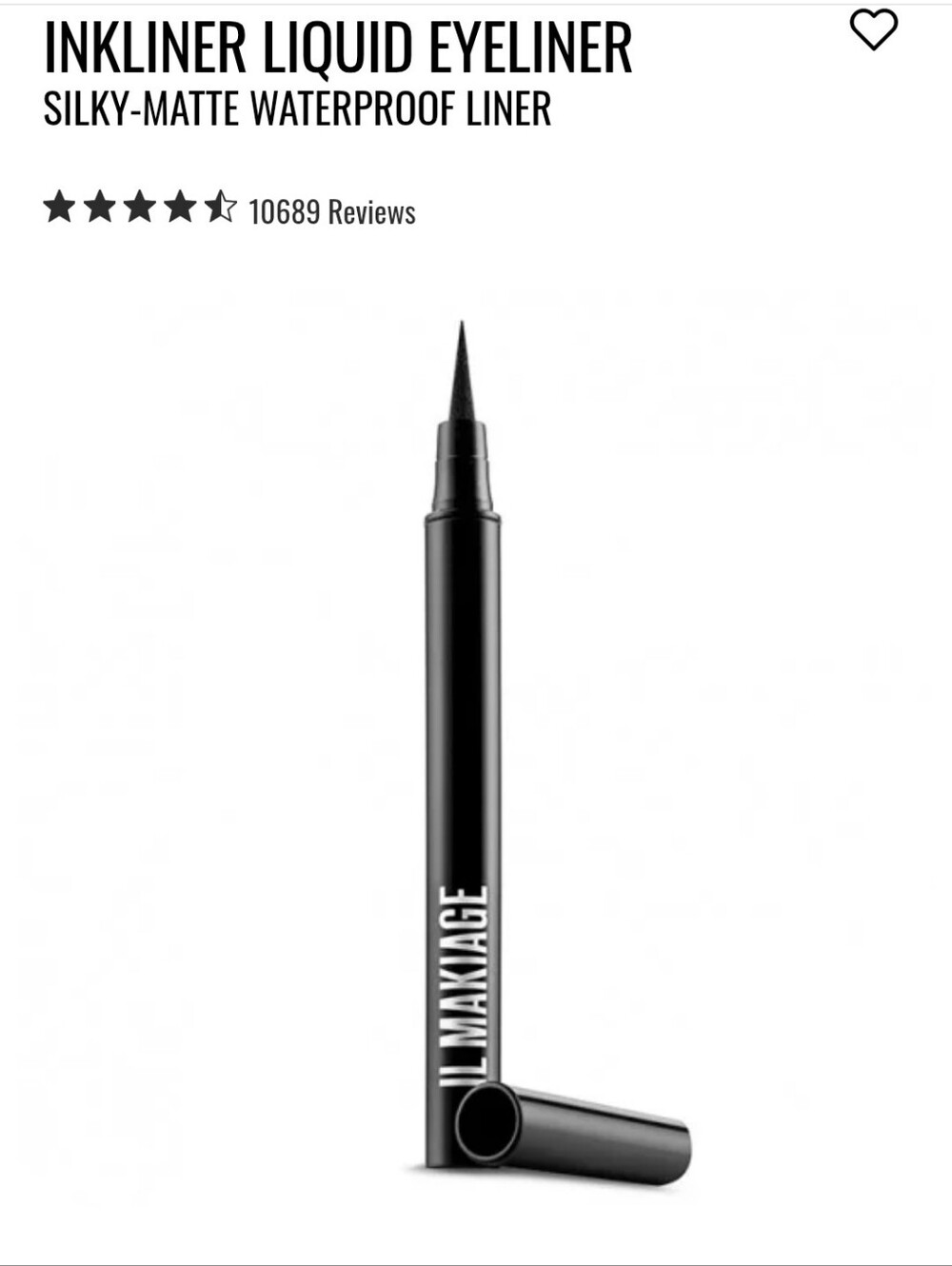 IL MAKIAGE Inkliner Liquid Eyeliner — Black
